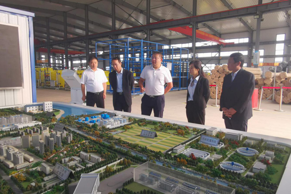 陜西航天建設集團有限公司總經理、黨委副書記謝明娟率隊赴遼寧一諾環保產業集團開展考察調研工作